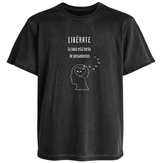 Polera Acid Libérate Aves 100% Algodón