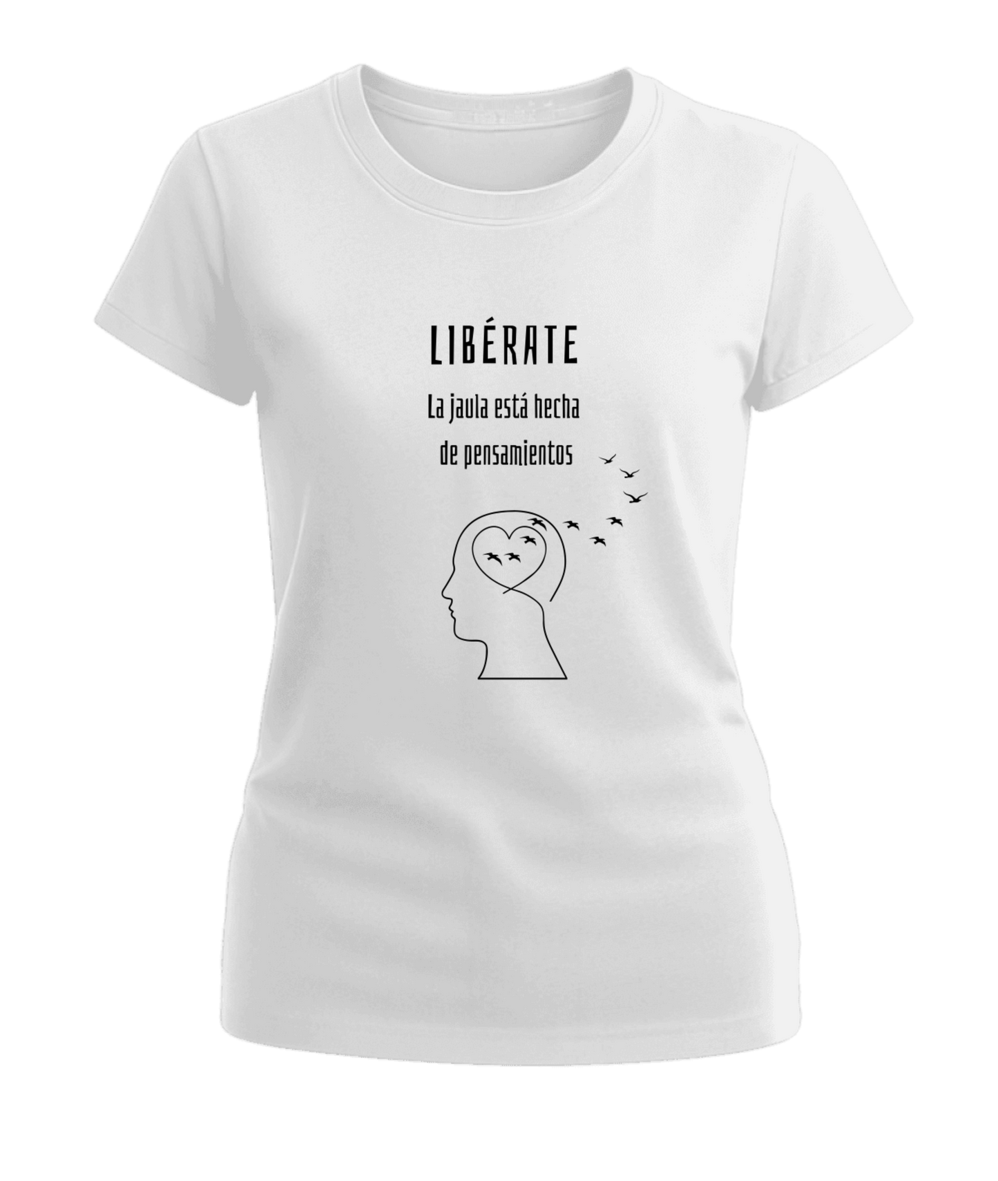 Polera Mujer Libérate Aves 100% Algodón