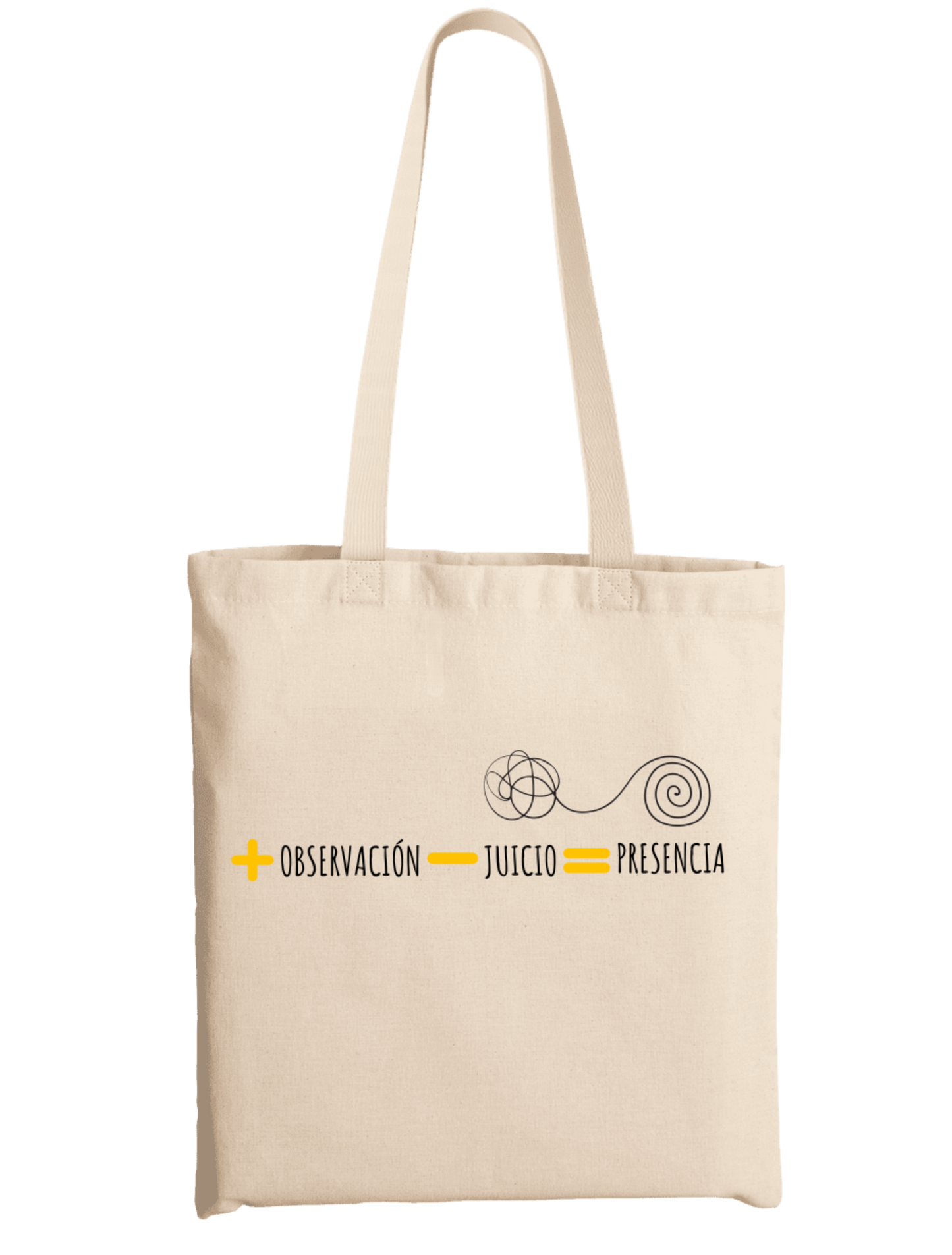 Bolsa Ecológica de algodón Presencia, 100% Biodegradable