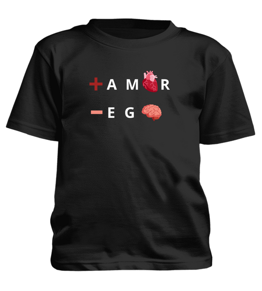 Polera Niño/a +Amor-Ego 100% Algodón