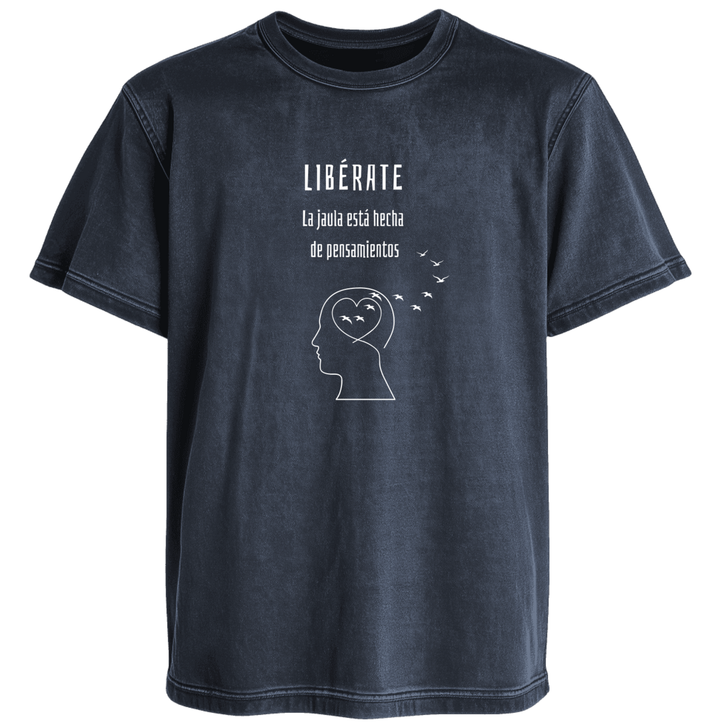Polera Acid Libérate Aves 100% Algodón