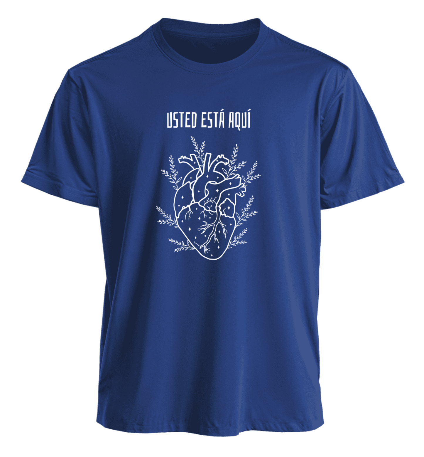 Polera Polo Usted está Aquí 100% algodón