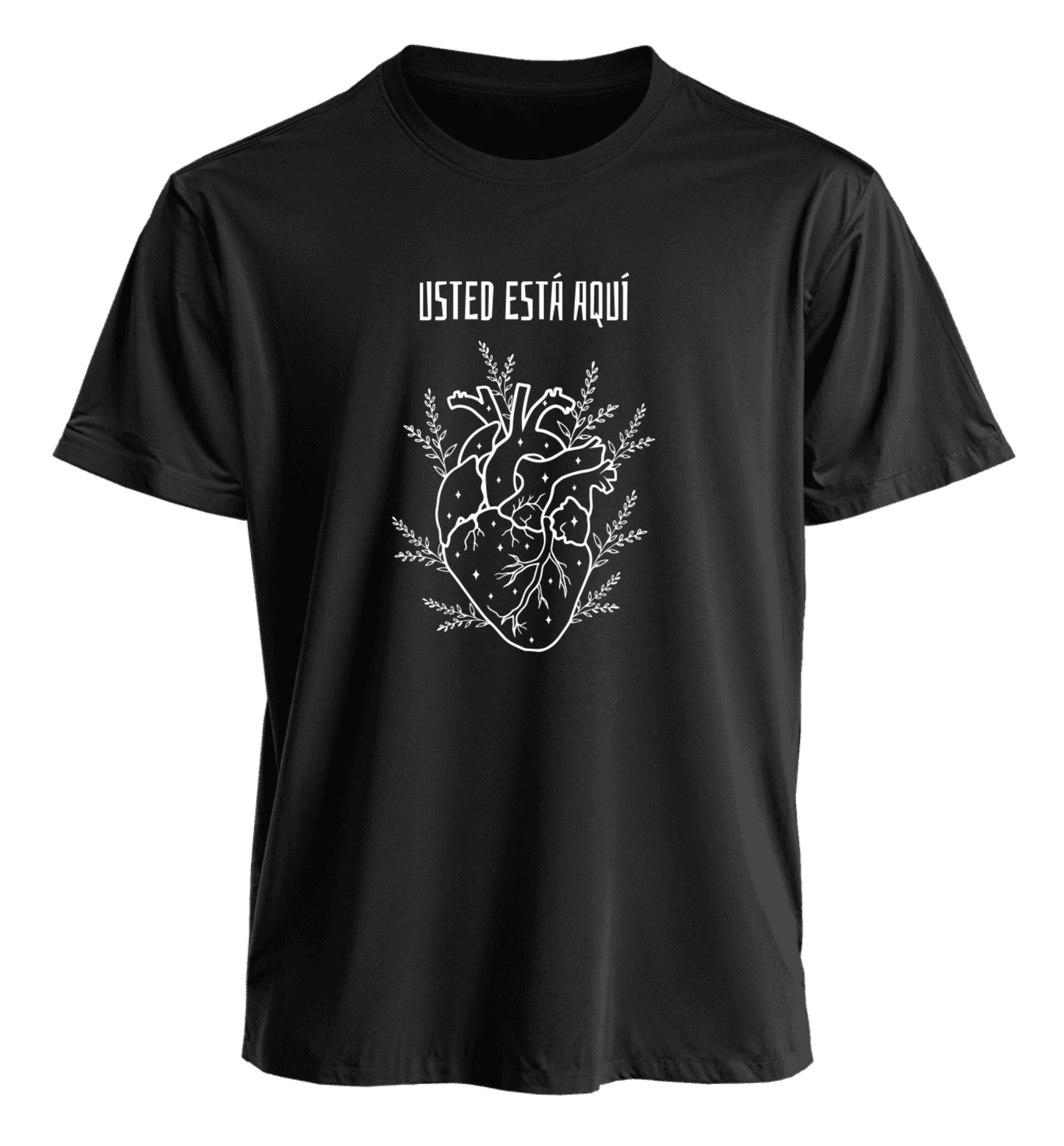 Polera Polo Usted está Aquí 100% algodón